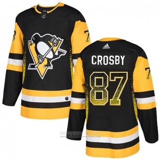 Camiseta Hockey Pittsburgh Penguins Sidney Crosby Drift Fashion Negro