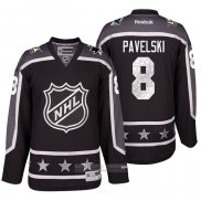 Camiseta Hockey San Jose Sharks Joe Pavelski 8 2017 All Star Negro