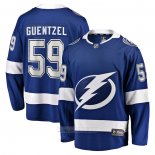 Camiseta Hockey Tampa Bay Lightning Jake Guentzel Primera Premier Breakaway Azul