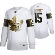 Camiseta Hockey Toronto Maple Leafs Alexander Kerfoot Golden Edition Limited Blanco