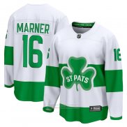 Camiseta Hockey Toronto Maple Leafs Mitch Marner St. Patricks Alterno Premier Breakaway Blanco