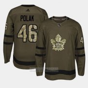 Camiseta Hockey Toronto Maple Leafs Roman Polak Camuflaje Salute To Service