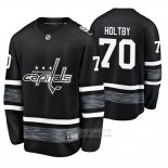 Camiseta Hockey Washington Capitals Braden Holtby 2019 All Star Negro