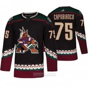 Camiseta Hockey Arizona Coyotes Kyle Capobianco Alterno Negro