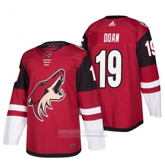 Camiseta Hockey Arizona Coyotes Shane Doan 19 Primera Autentico 2017-2018 Rojo