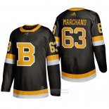 Camiseta Hockey Boston Bruins Brad Marchand Alterno 2019-20 Negro