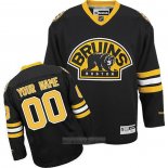 Camiseta Hockey Boston Bruinss Autentico Personalizada Negro