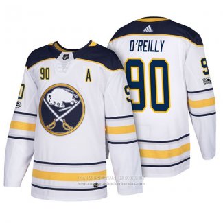 Camiseta Hockey Buffalo Sabres 90 Ryan O'reilly 2018 New Season Team Road Blanco