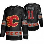 Camiseta Hockey Calgary Flames Mikael Backlund Team Logo Fashion