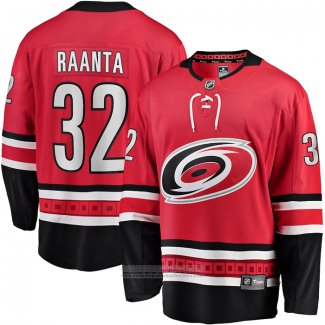 Camiseta Hockey Carolina Hurricanes Antti Raanta Primera Breakaway Rojo