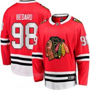 Camiseta Hockey Chicago Blackhawks Connor Bedard 2023 NHL Draft Primera Breakaway Rojo