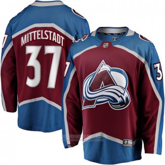 Camiseta Hockey Colorado Avalanche Casey Mittelstadt Primera Breakaway Rojo