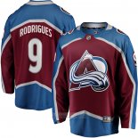 Camiseta Hockey Colorado Avalanche Evan Rodrigues Primera Breakaway Azul