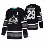 Camiseta Hockey Colorado Avalanche Nathan Mackinnon 2019 All Star Negro2