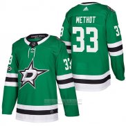 Camiseta Hockey Dallas Stars 33 Marc Methot Autentico Primera 2018 Verde