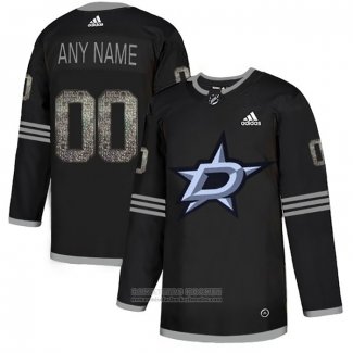 Camiseta Hockey Dallas Stars Personalizada Black Shadow