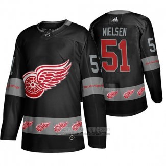 Camiseta Hockey Detroit Red Wings Frans Nielsen Team Logo Fashion