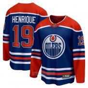 Camiseta Hockey Edmonton Oilers Adam Henrique Primera Breakaway Azul