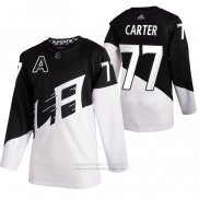 Camiseta Hockey Los Angeles Kings Jeff Carter 2020 Stadium Series Blanco Negro