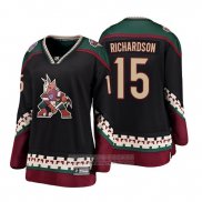 Camiseta Hockey Mujer Arizona Coyotes Brad Richardson Heritage Alterno Breakaway Negro