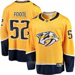 Camiseta Hockey Nashville Predators Cal Foote Primera Breakaway Oro