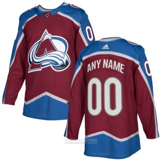 Camiseta Hockey Nino Colorado Avalanche Primera Personalizada Rojo