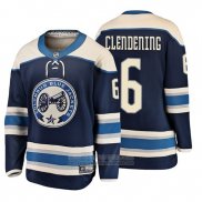 Camiseta Hockey Nino Columbus Blue Jackets Adam Clendening 2019 Alterno Breakaway Azul