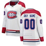 Camiseta Hockey Nino Montreal Canadiens Segunda Personalizada Blanco