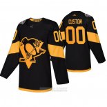 Camiseta Hockey Pittsburgh Penguins Autentico 2019 Stadium Series Personalizada Negro