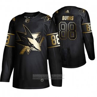 Camiseta Hockey Pittsburgh Penguins Brent Burns Golden Edition Negro