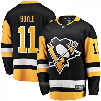 Camiseta Hockey Pittsburgh Penguins Brian Boyle Primera Breakaway Negro