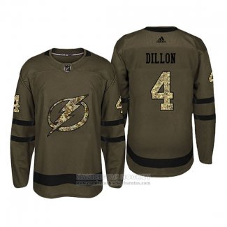 Camiseta Hockey San Jose Sharks 4 Brenden Dillon Camuflaje Salute To Service