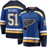 Camiseta Hockey St. Louis Blues 72 Justin Faulk Alterno Autentico Azul