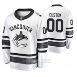 Camiseta Hockey Vancouver Canucks Personalizada 2019 All Star Blanco