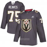 Camiseta Hockey Vegas Golden Knights Ryan Reaves Dia De Los Muertos Gris