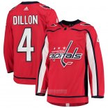 Camiseta Hockey Washington Capitals Brenden Dillon Primera Autentico Rojo