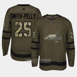 Camiseta Hockey Washington Capitals Devante Smith Pelly Camuflaje Salute To Service