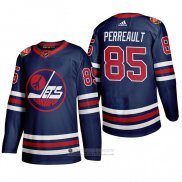 Camiseta Hockey Winnipeg Jets Mathieu Perreault 2019 Heritage Classic Azul