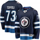 Camiseta Hockey Winnipeg Jets Tyler Toffoli Primera Premier Breakaway Azul