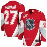 Camiseta Hockey 1999 All Star Mike Modano Mitchell & Ness Azul Line Rojo