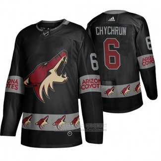 Camiseta Hockey Arizona Coyotes Jakob Chychrun Team Logo Fashion