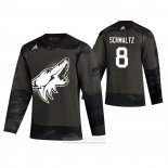 Camiseta Hockey Arizona Coyotes Nick Schmaltz 2019 Dia De Los Veteranos Camuflaje