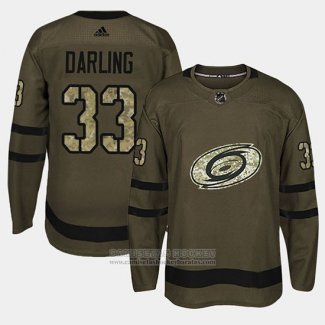 Camiseta Hockey Carolina Hurricanes Scott Darling Camuflaje Salute To Service