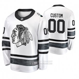 Camiseta Hockey Chicago Blackhawks Personalizada 2019 All Star Blanco