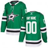 Camiseta Hockey Dallas Stars Primera Personalizada Verde