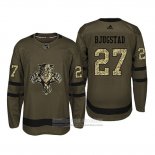 Camiseta Hockey Florida Panthers 27 Nick Bjugstad Camuflaje Salute To Service