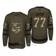 Camiseta Hockey Los Angeles Kings 77 Jeff Carter Camuflaje Salute To Service