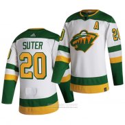 Camiseta Hockey Minnesota Wild Suter Blanco