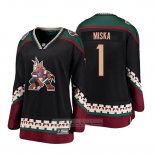 Camiseta Hockey Mujer Arizona Coyotes Hunter Miska Heritage Alterno Breakaway Negro