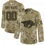 Camiseta Hockey Nashville Predators 2019 Salute to Service Personalizada Camuflaje